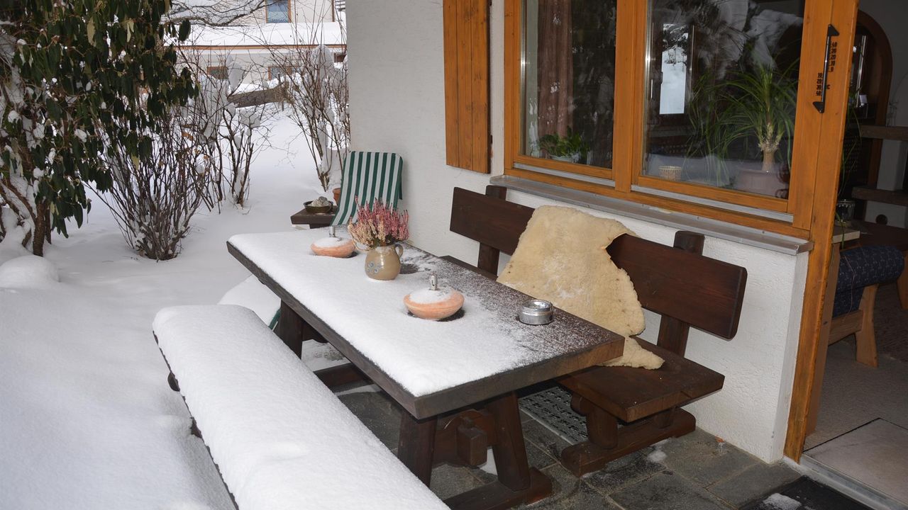 Terasse Enzian Winter Terasse Enzian Winter